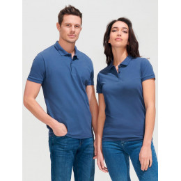 Рубашка поло женская Perfect Women 180 темно-серая