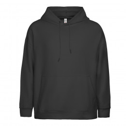 Толстовка мужская оверсайз MOHITO, чёрный, XL/2XL, 80% хлопок, 20% полиэст, 280 г/м2