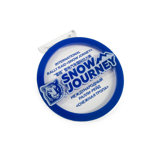 Медаль из акрила 2-слойная с УФ-печатью D-40, толщина 10 мм