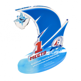 Приз из акрила 1-слойный с УФ-печатью S 201-300 см2, толщина 10 мм